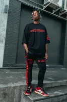 ALREADY FAMOUS Oversized Tee (Black) 5