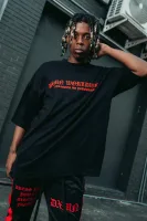 ALREADY FAMOUS Oversized Tee (Black) 6