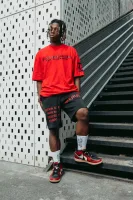 ALREADY FAMOUS Oversized Tee (Red) 5