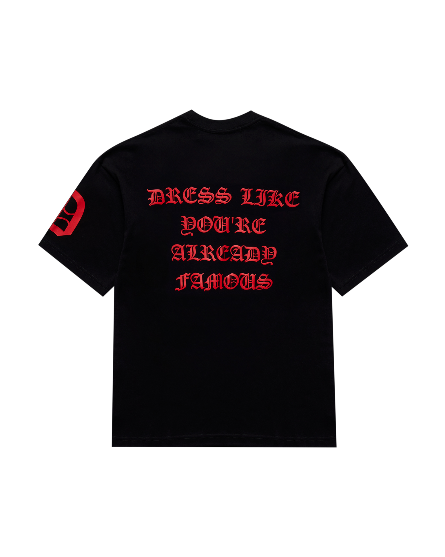 ALREADY FAMOUS Oversized Tee (Black) 3