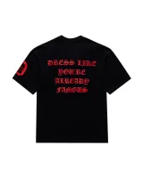 ALREADY FAMOUS Oversized Tee (Black) 3