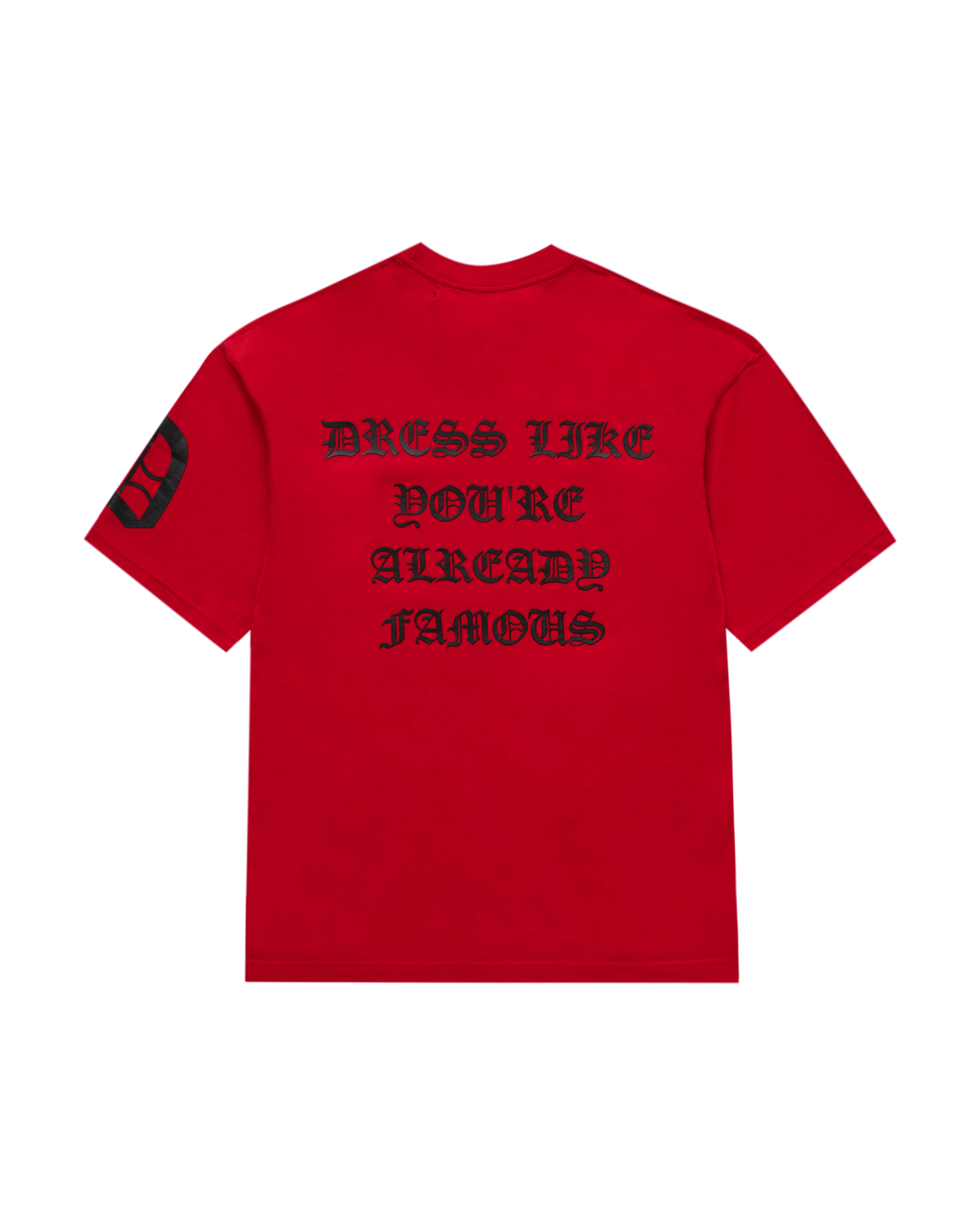 ALREADY FAMOUS Oversized Tee (Red) 3