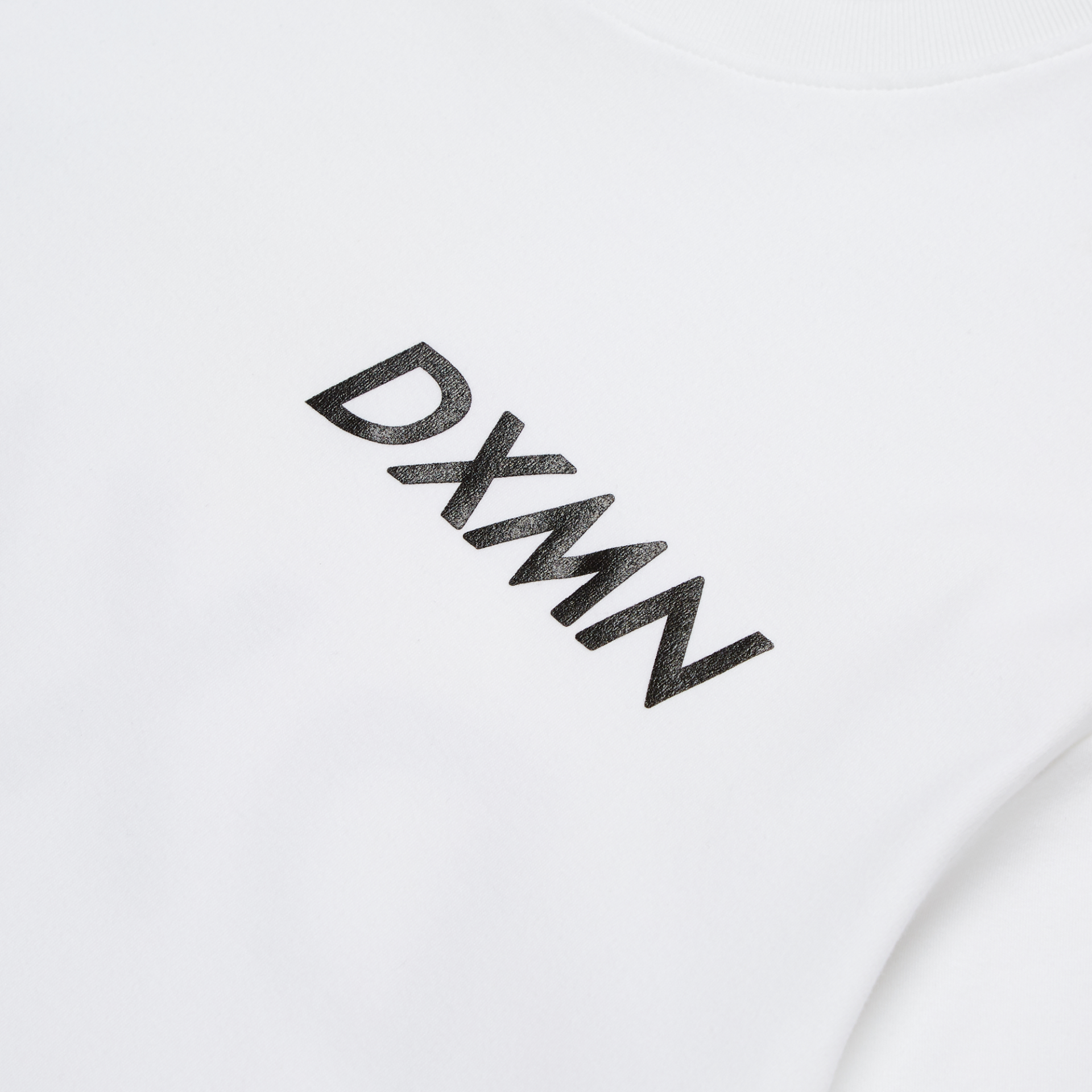 Double Logo Oversized Tee (White) 2