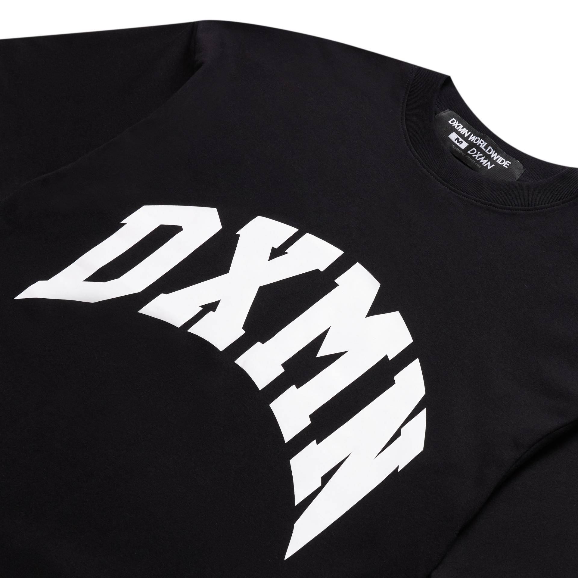 DXMN HUSTLE Oversized Tee (Black) 2