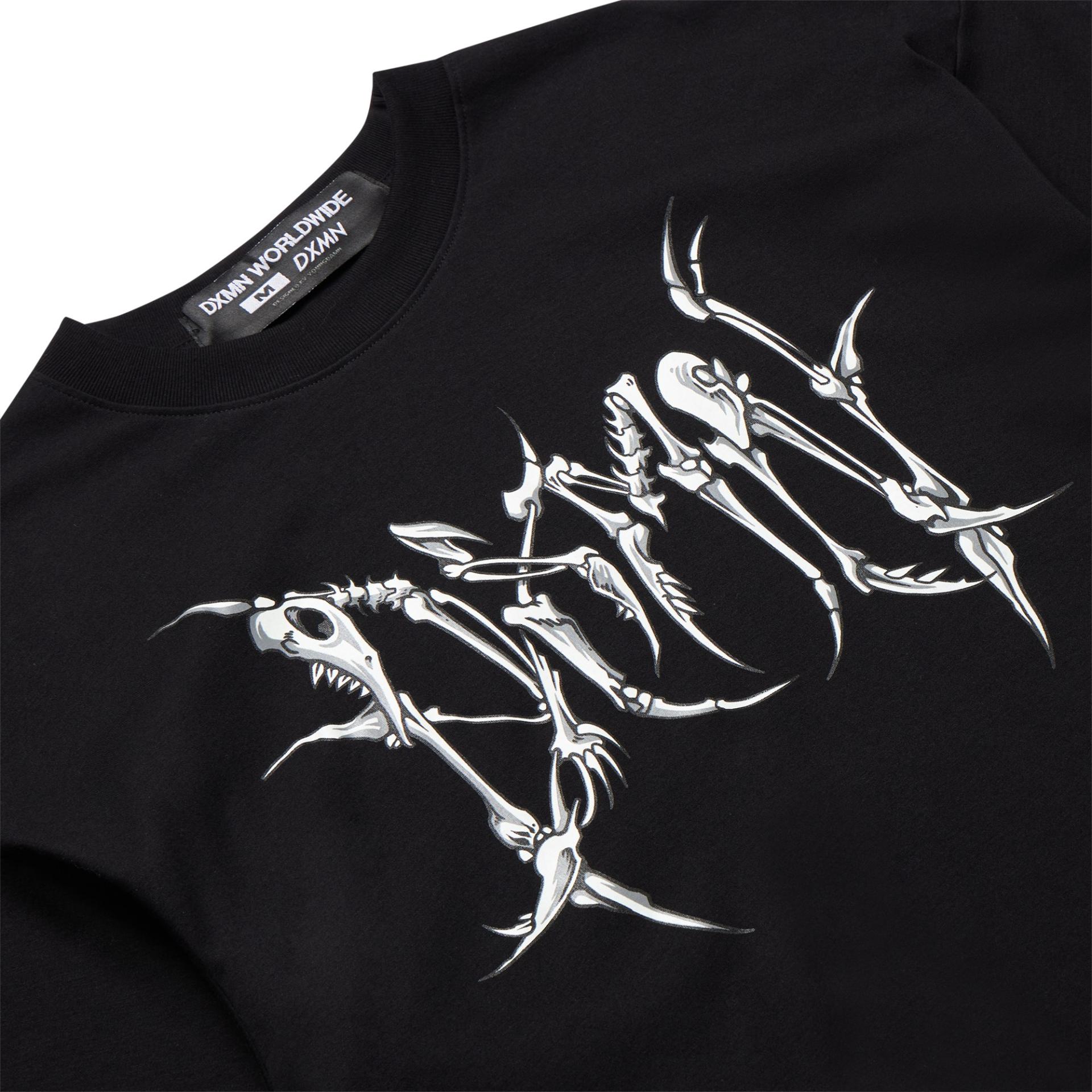 DXMN HARD SPINE Oversized Tee (Black) 2