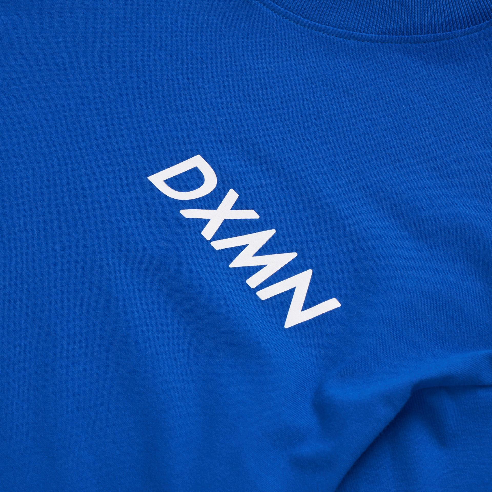Double Logo Oversized Tee (Blue) 2