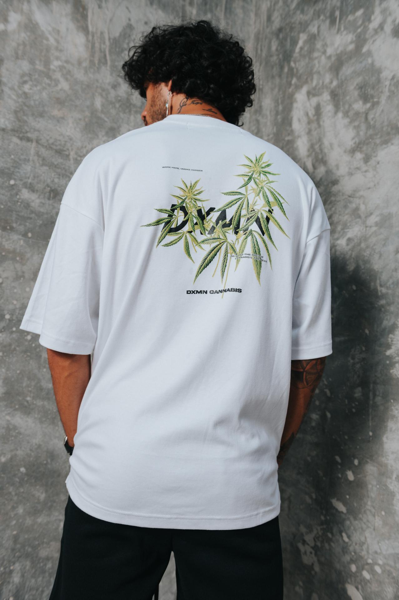 DXMN CANNABIS Oversized Tee (White) 7