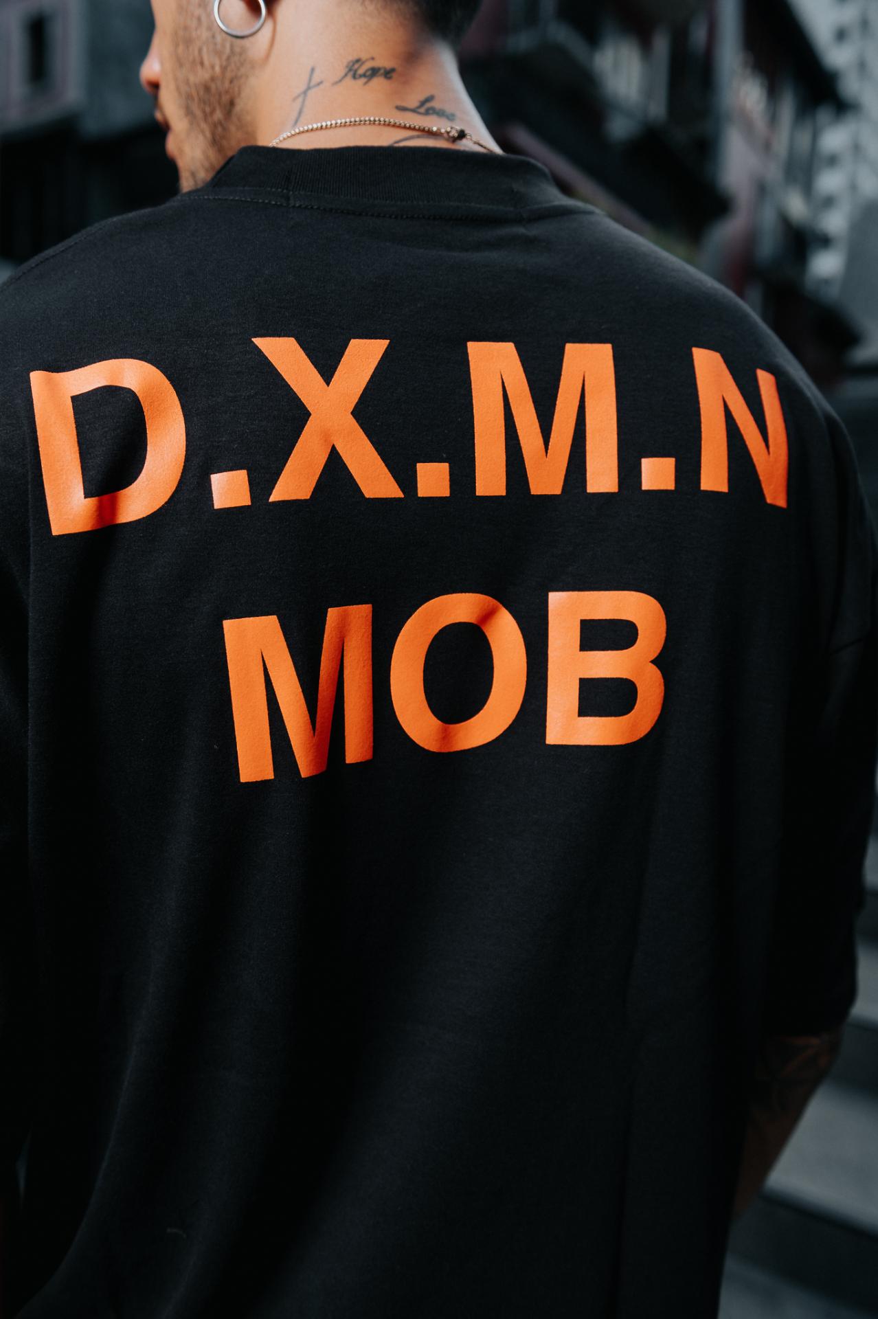 D.X.M.N MOB Oversized Tee (Black) 8