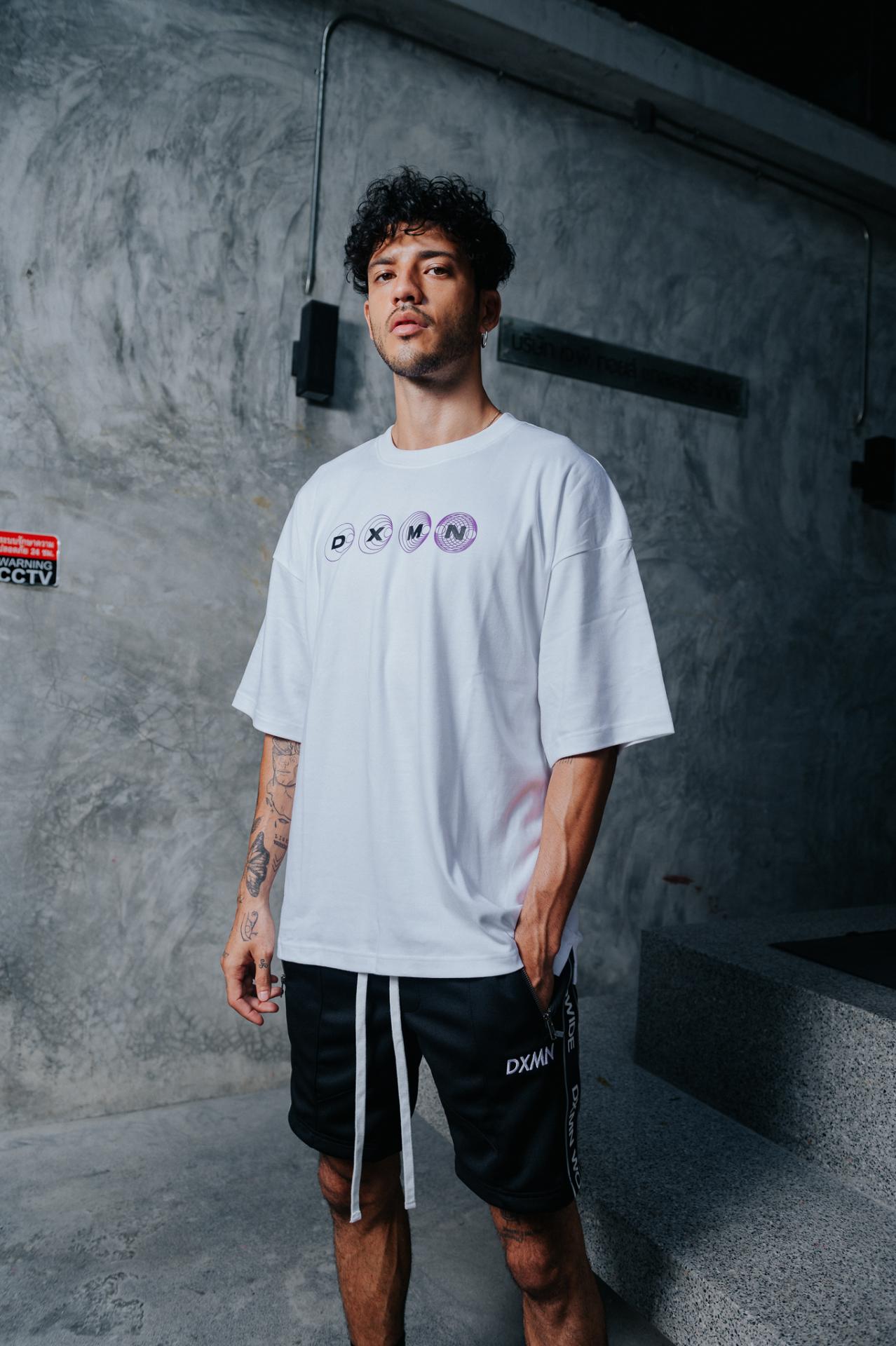 Portal of time Oversized Tee (White) 5