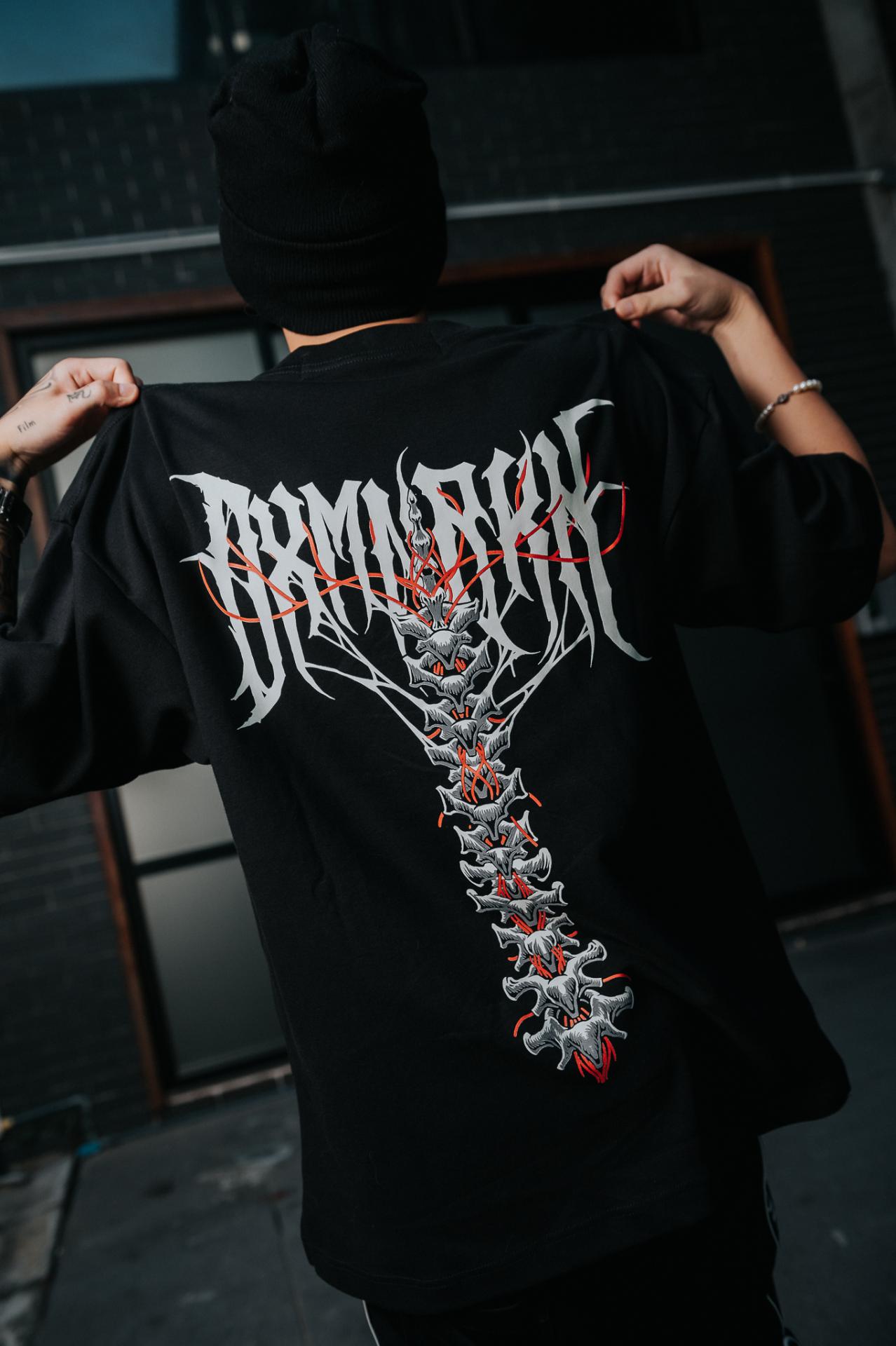 DXMN HARD SPINE Oversized Tee (Black) 8