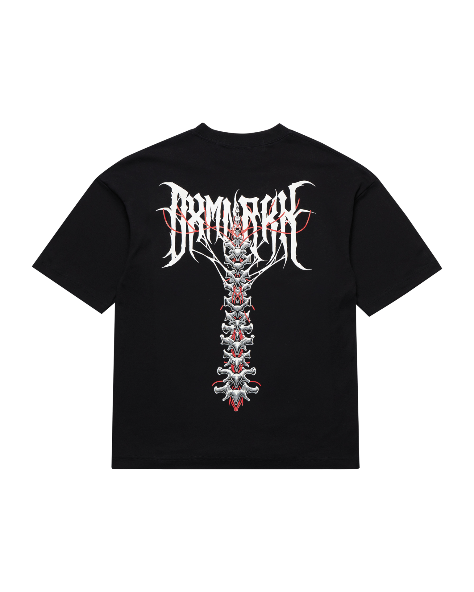DXMN HARD SPINE Oversized Tee (Black) 3