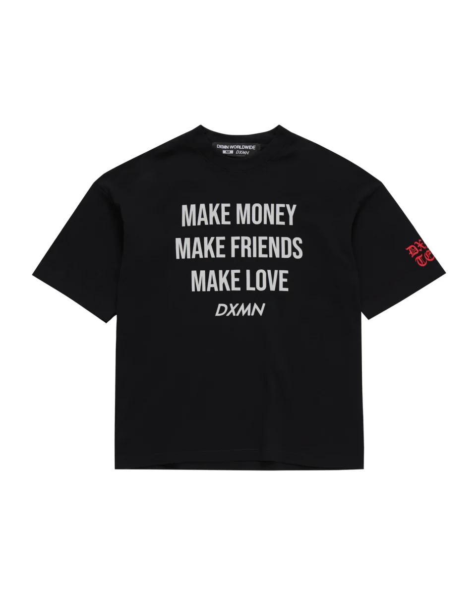 MAKE MONEY FRIENDS LOVE Oversized Tee