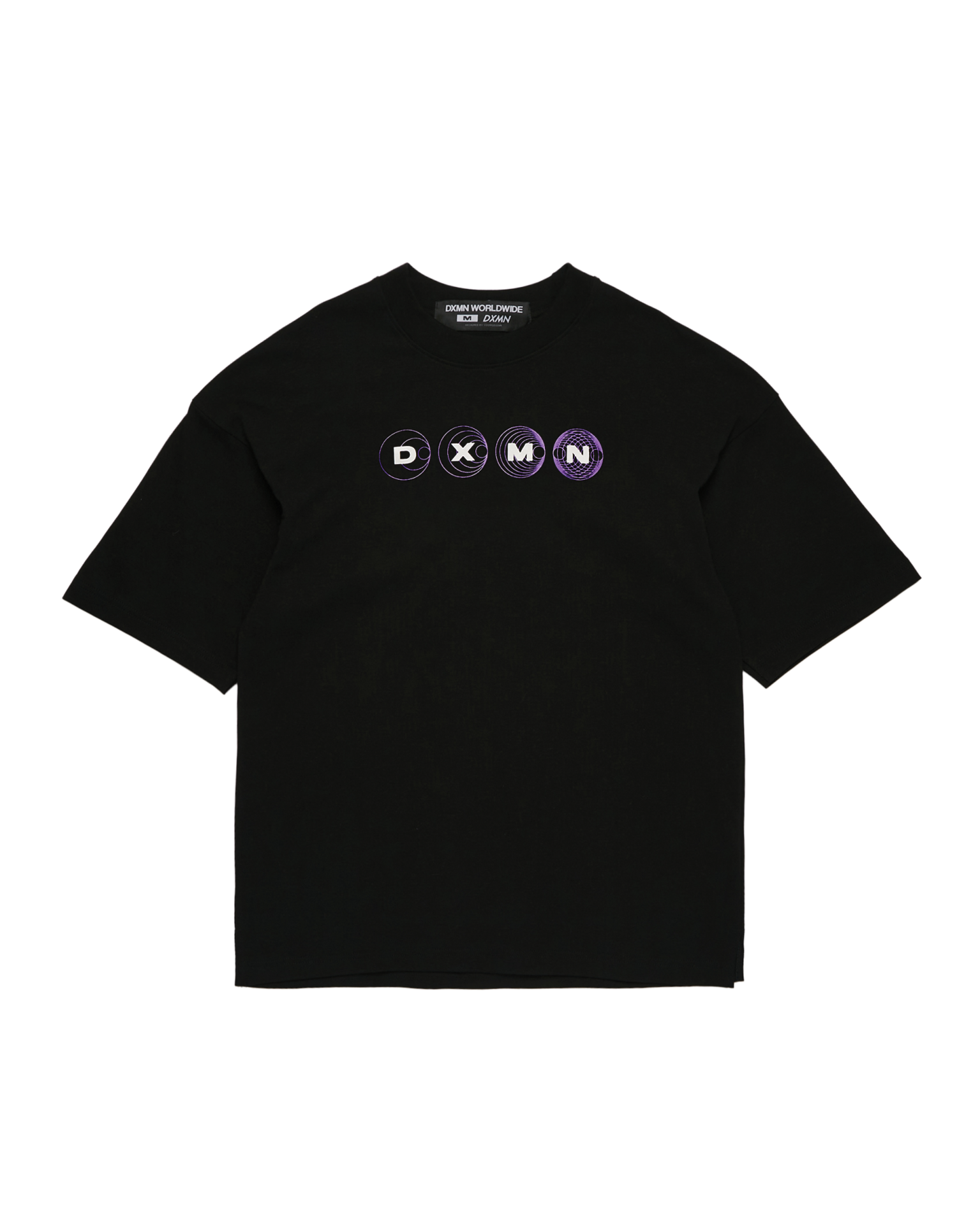 Portal of time Oversized Tee (Black)