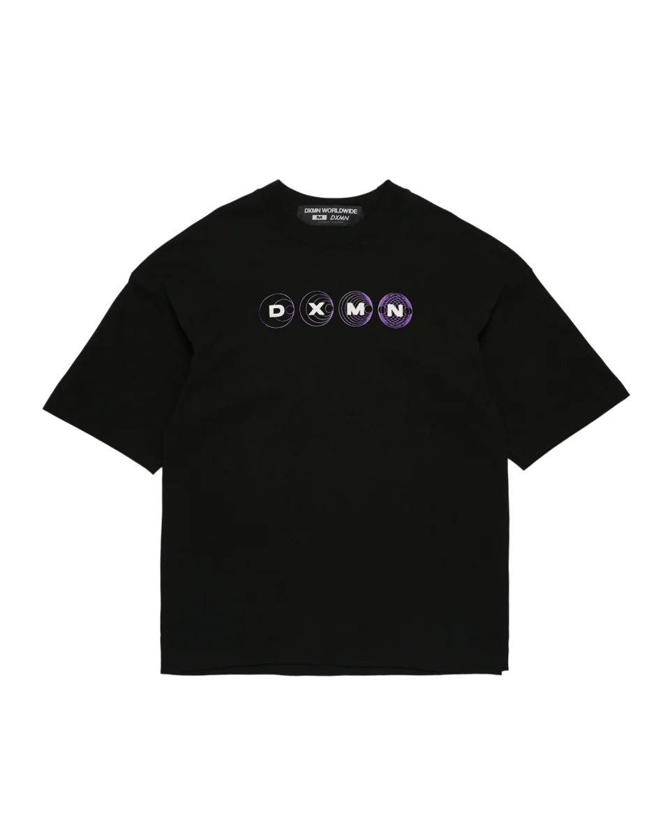 Portal of time Oversized Tee (Black)