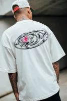DXMN Clothing ”DXMN Chrome Kiss“ Oversized Tee (White) 5