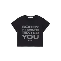 Sorry if i drunk texted you (Baby tee) 1